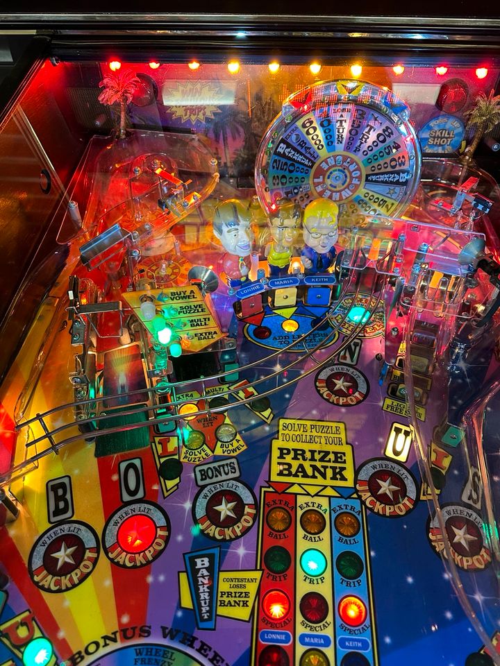 wheel of fortune pinball machine