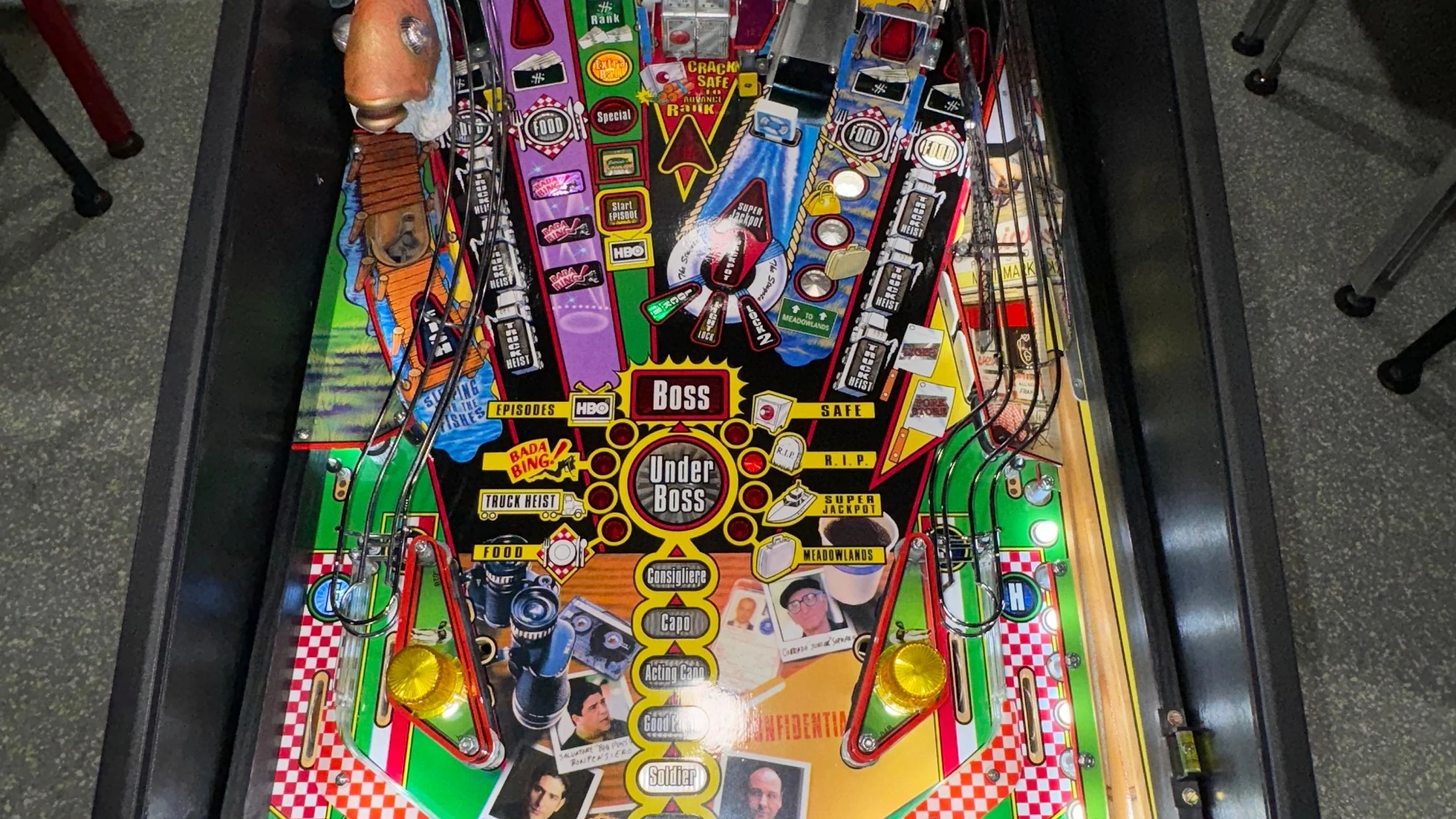 sopranos pinball machine