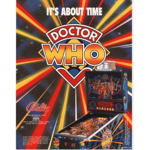 Doctor Who Pinball Machine