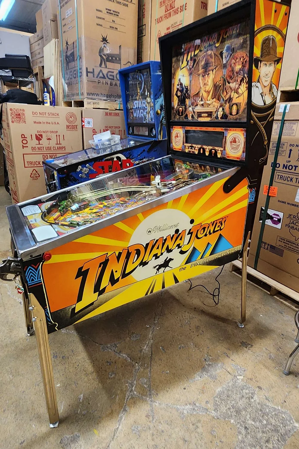 indiana jones pinball machine