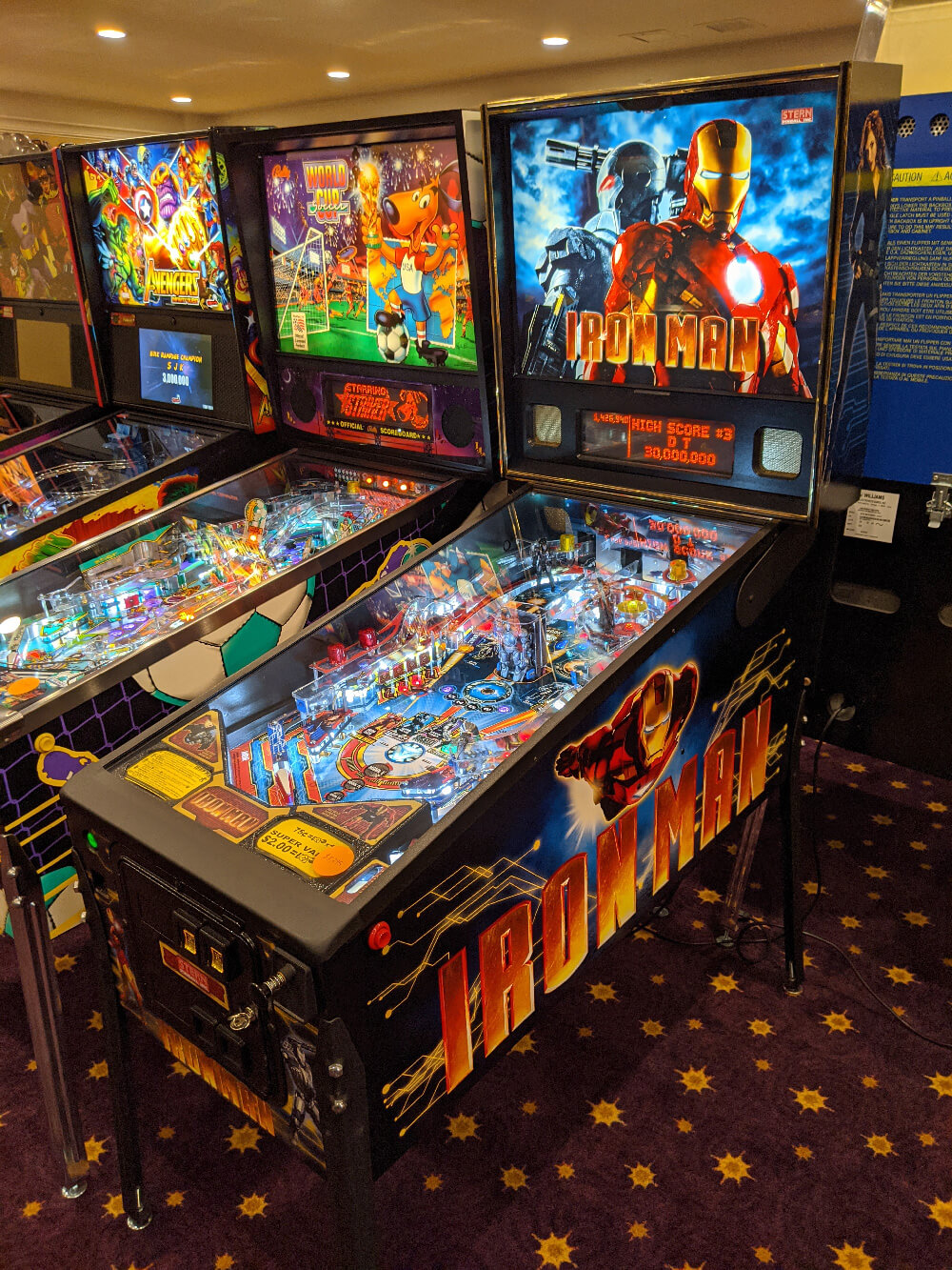 iron man pinball machine
